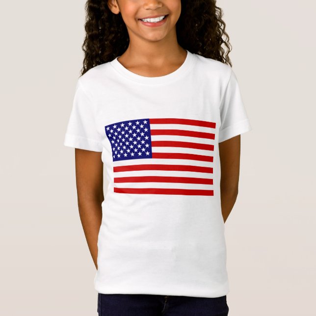 T-Shirt Drapeau américain (Devant)
