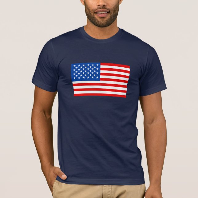 T-shirt Drapeau américain (Devant)