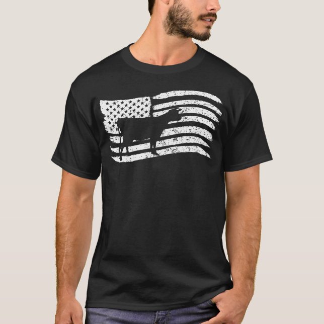 T-shirt Drapeau américain (Devant)