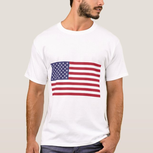 T-shirt Drapeau américain (Devant)