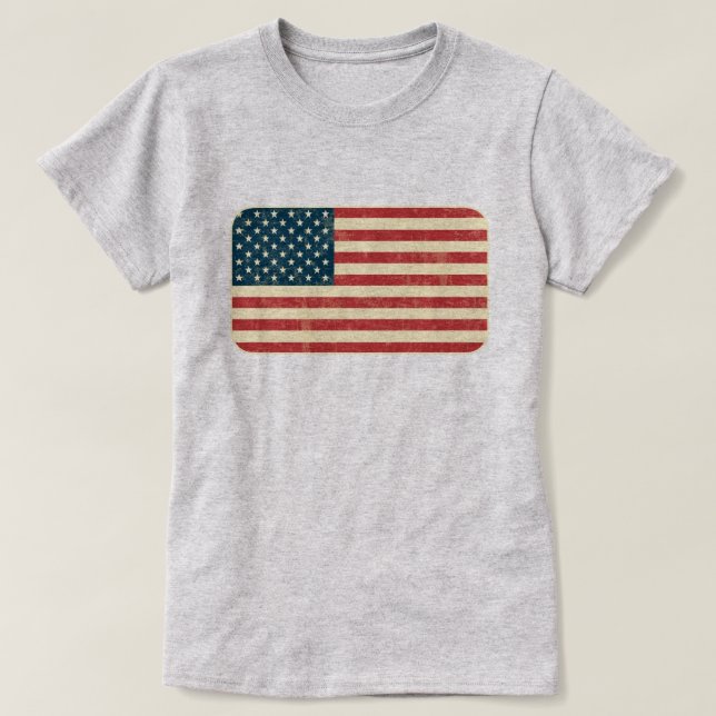 T-shirt Drapeau américain (Design devant)