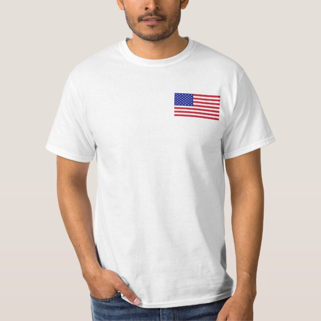 T-shirt Drapeau américain (Devant)