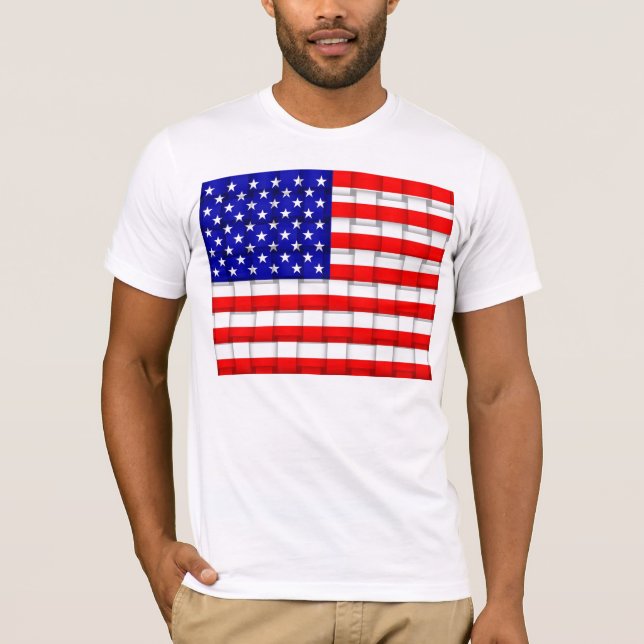 T-shirt Drapeau américain (Devant)