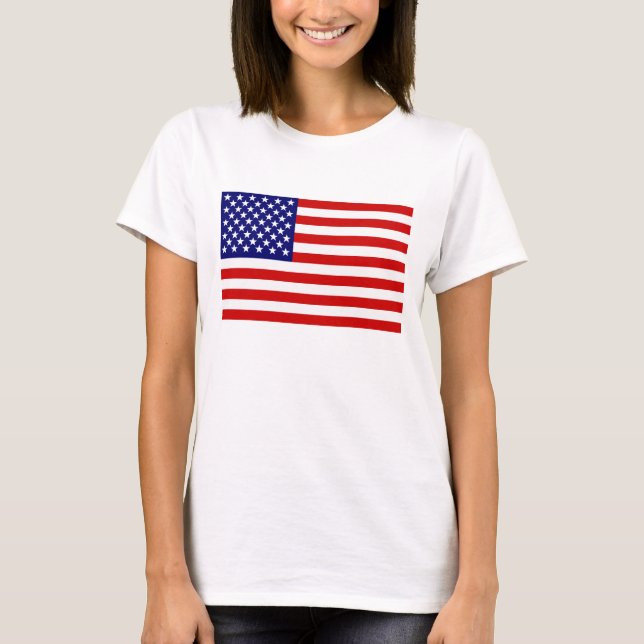 T-shirt Drapeau américain (Devant)