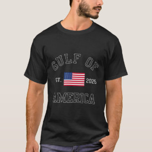 T-shirt Drapeau Américain 2025 Du Golfe Des Etats-Unis Est