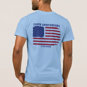 T-shirt Drapeau américain 250e anniversaire Avions à réact