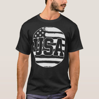T-shirt Drapeau américain 4 juillet 1