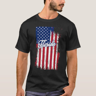 T-shirt Drapeau américain 4 juillet 1776 de Floride