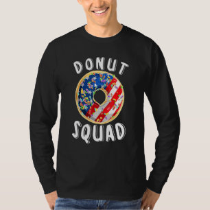 T-shirt Drapeau américain 4 juillet beignets de P