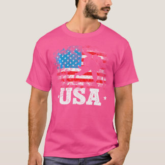 T-shirt Drapeau américain 4 juillet patriotique Judo