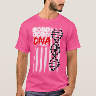 T-shirt Drapeau Américain Adn - Danseur Patriotique Hiphop