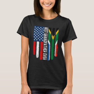 T-shirt Drapeau américain Afrique du Sud Drapeau Best Gran