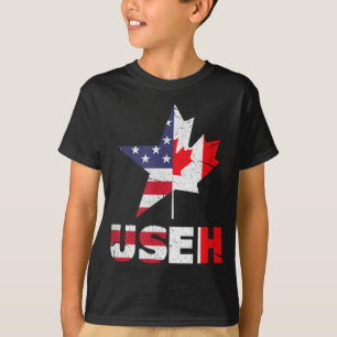 T-shirt Drapeau américain américain EH Funny Canada