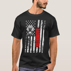T-shirt Drapeau américain américain Sports Patriotique Bad