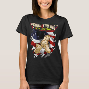 T-shirt Drapeau américain anti-vaillance volée Fière Milit