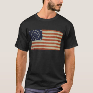 T-shirt Drapeau américain avec 34 étoiles