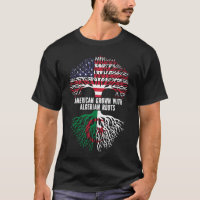 Drapeau américain avec racines algériennes USA