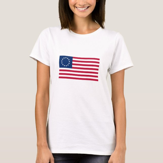 T-shirt Drapeau américain Betsy Ross (Devant)