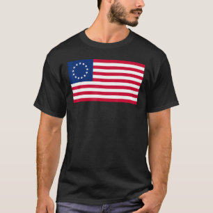 T-shirt Drapeau américain Betsy Ross 1777 Révolutionnair