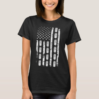 T-shirt Drapeau Américain Bière Boîte Usa Patriotisme Patr