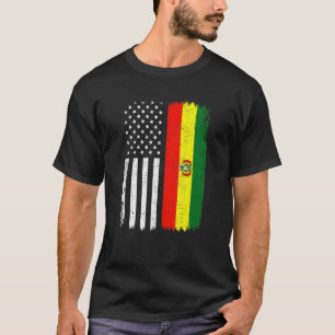 T-shirt Drapeau américain Bolivie