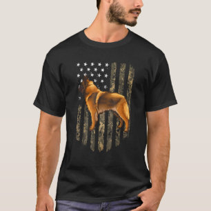 T-shirt Drapeau américain camouflage Tervuren belge 4 juil