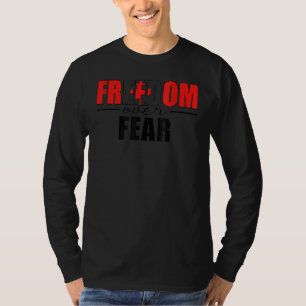 T-shirt Drapeau américain Canada Convoi pour la liberté du