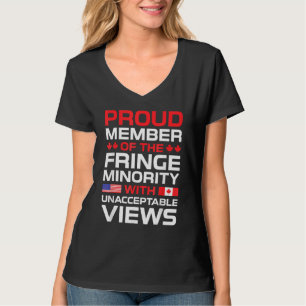 T-shirt Drapeau américain Canada Convoi pour la liberté du