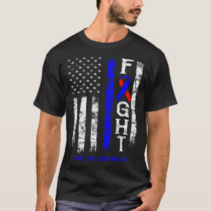 T-shirt Drapeau américain CHD Warrior