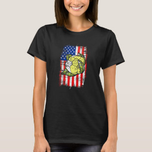 T-shirt Drapeau Américain Chou-Fleurs Les Agriculteurs Aim