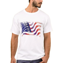 Drapeau américain Conception Vintage patriotique