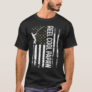T-shirt Drapeau américain Cool Papaw Pour Daddy Husba