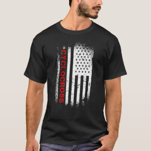 T-shirt Drapeau américain Cyclocross