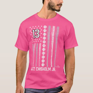 T-shirt Drapeau américain de baseball Jazz Chisholm Jr. Ne
