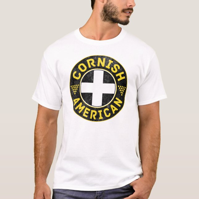 T-shirt Drapeau américain de Cornouailles Tee (Devant)