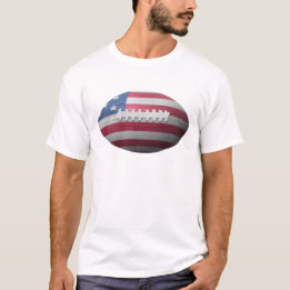 T-shirt Drapeau américain de football