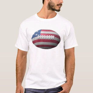 T-shirt Drapeau américain de football