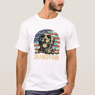 T-shirt Drapeau américain de Grandpaw