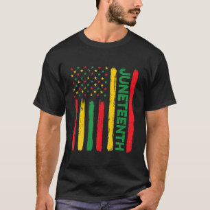 T-shirt Drapeau américain de jonction 19 juin 1865 Africai