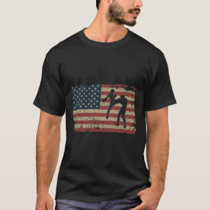 T-shirt Drapeau américain de karaté Cadeau Fier Mma Takewa