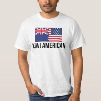T-shirt Drapeau américain de la Nouvelle Zélande