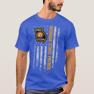 T-shirt Drapeau américain de la patrouille d'État de Géorg