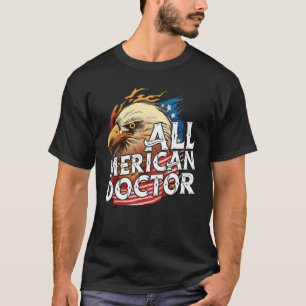 T-shirt Drapeau américain de l'Aigle du jour 4 juillet