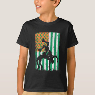 T-shirt Drapeau américain de lutte Irlandaise St Patrick's