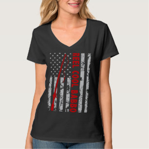 T-shirt Drapeau américain de pêche Babbo vraiment cool pou