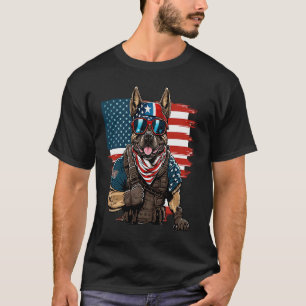 T-shirt Drapeau américain de rêve patriotique du soldat de