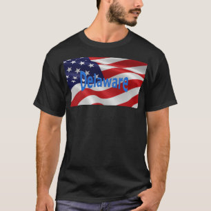 T-shirt Drapeau américain Delaware