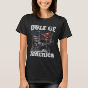 T-shirt Drapeau Américain Drôle Hommes Femmes Du Golfe Des