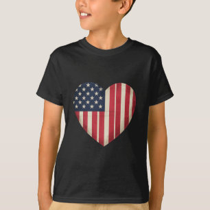T-shirt Drapeau américain du 4 juillet Drapeau patriotique