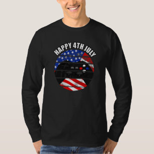 T-shirt Drapeau américain du Gamer du 4 juillet